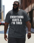 Big & Tall Washed Athletic T-Shirt for big men