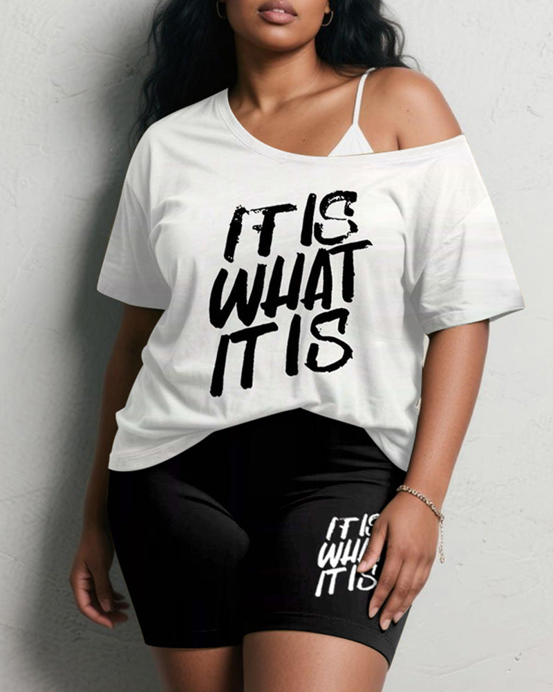 Big & Tall Graphic Two-piece Set for big men view 1