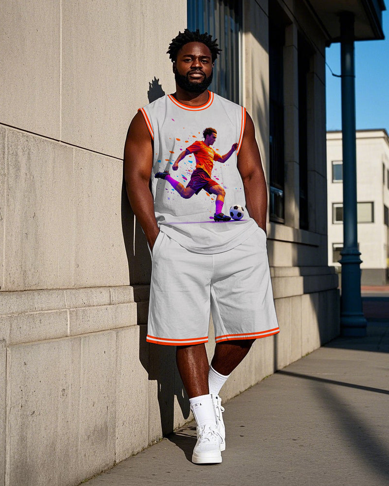 Big & Tall Athletic Two-piece Set for big men view 1