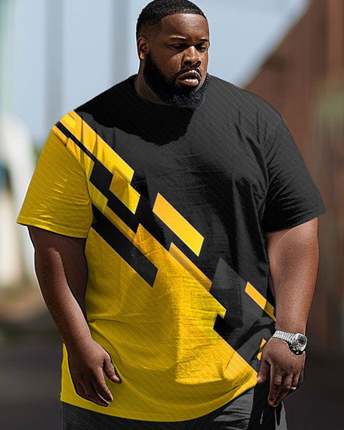 Big & Tall Streetwear Skull Two-piece Set for big men view 2