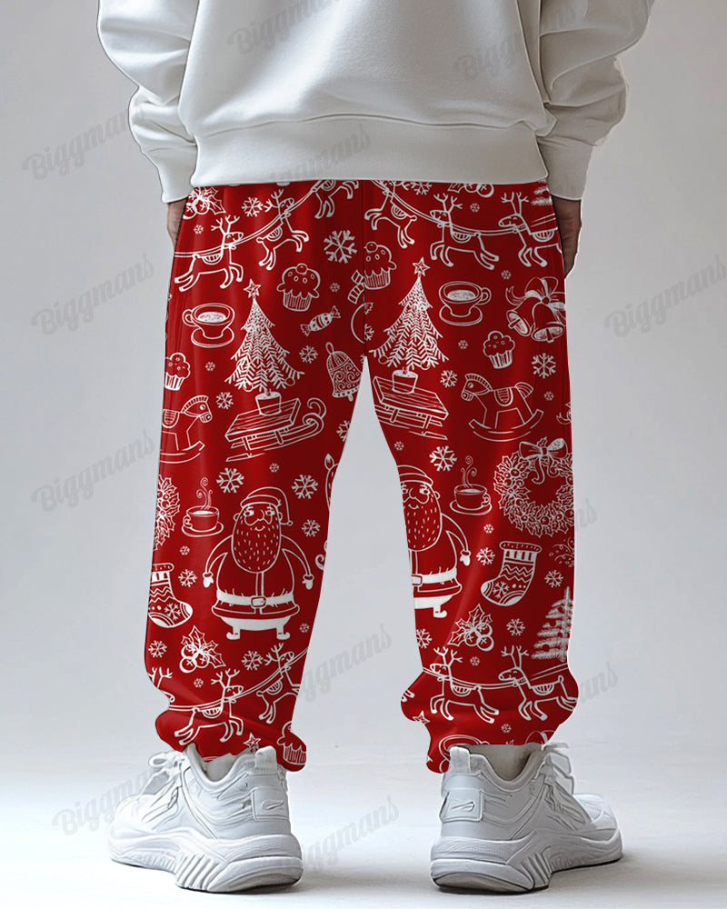 Big & Tall Graphic Pants for big men view 2