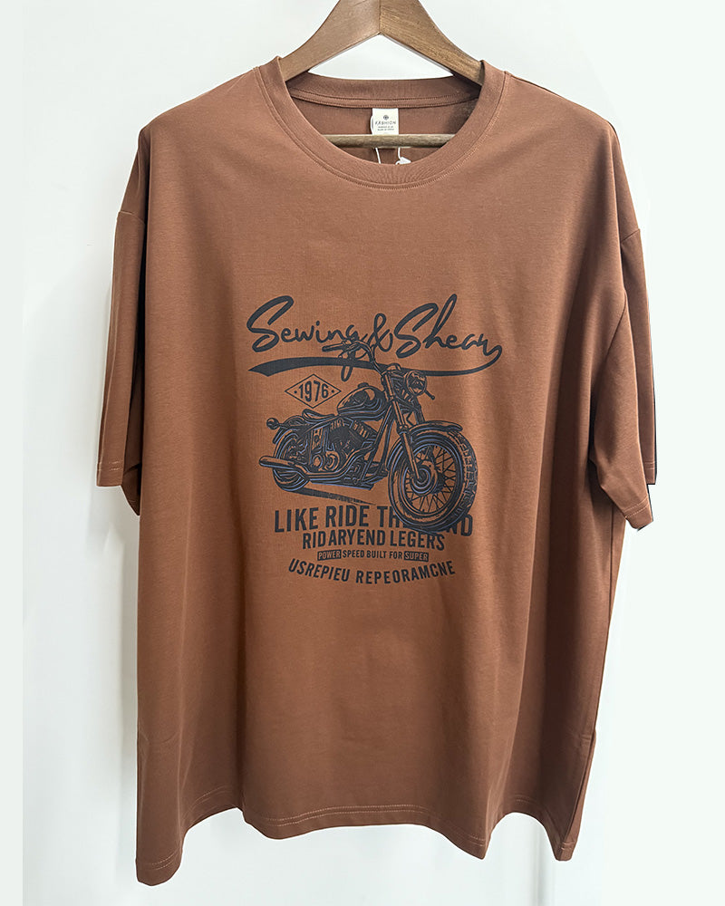 Big & Tall Graphic Streetwear T-Shirt for big men view 1