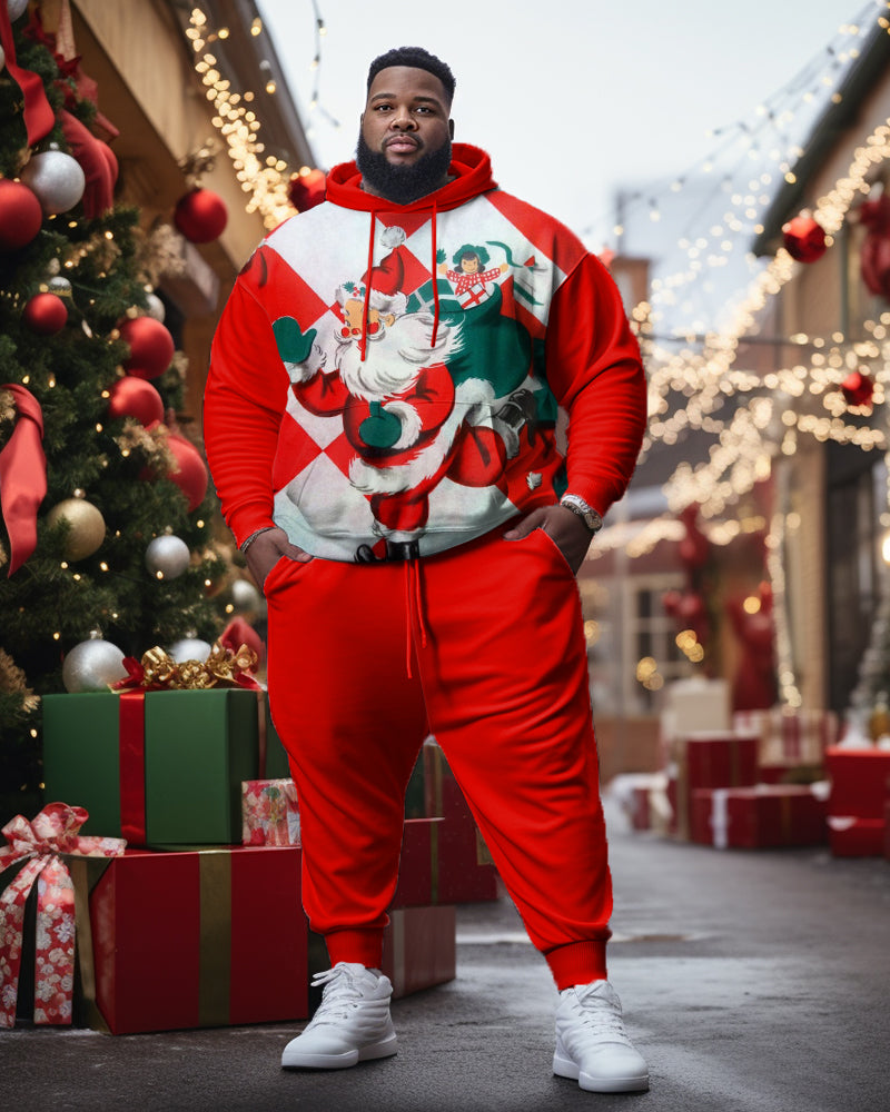 Big & Tall Colorblock Hoodie for big men view 1