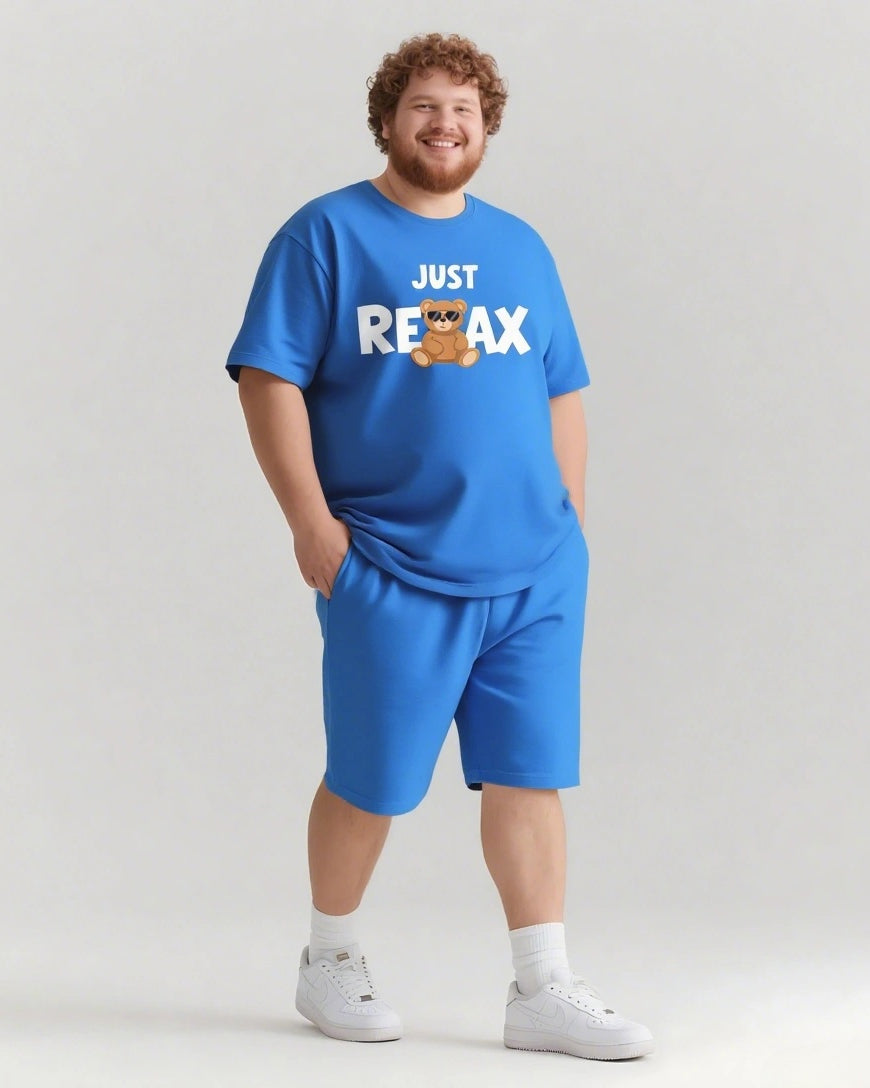 Big & Tall Streetwear Two-piece Set for big men view 9