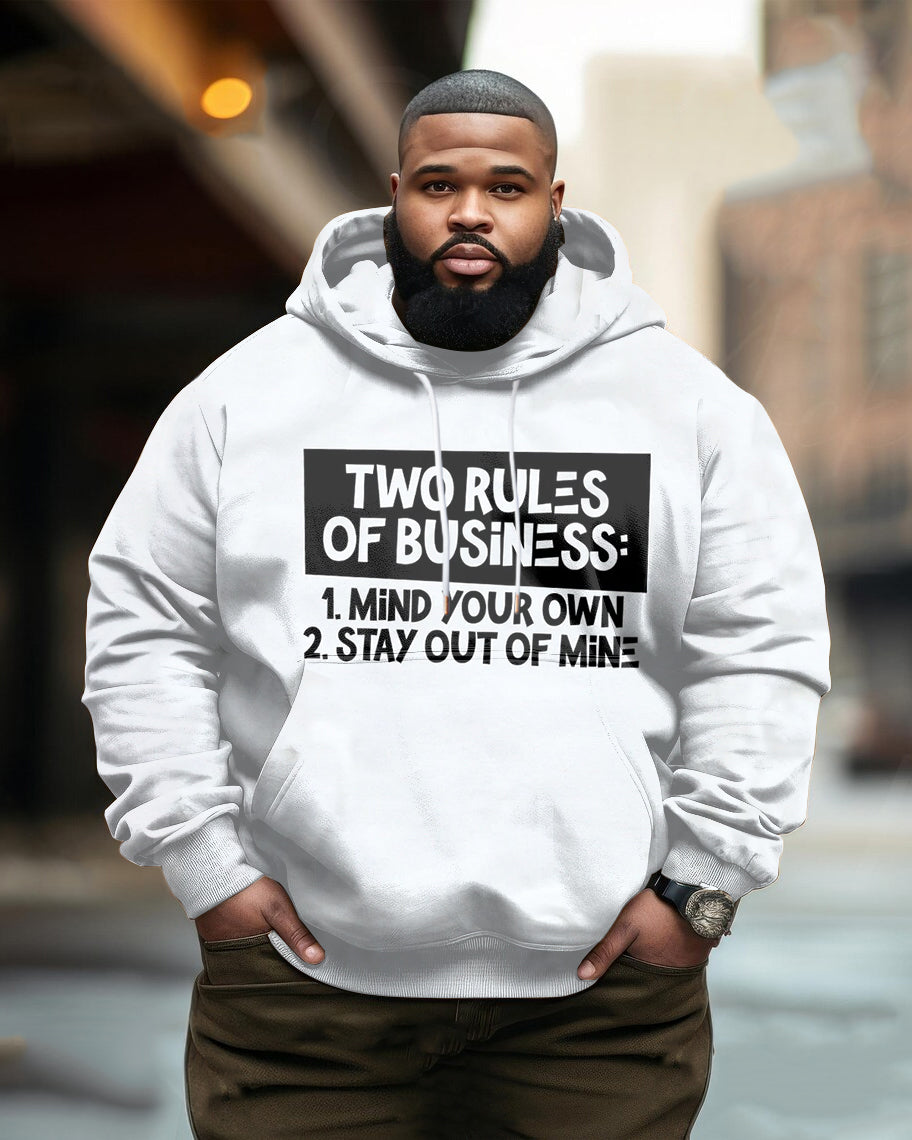 Big & Tall Business Casual Hoodie for big men