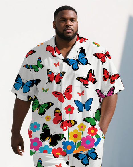Big & Tall Streetwear T-Shirt Pants Set for big men view 2