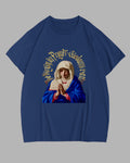 Big & Tall Blue Graphic T-Shirt for big men