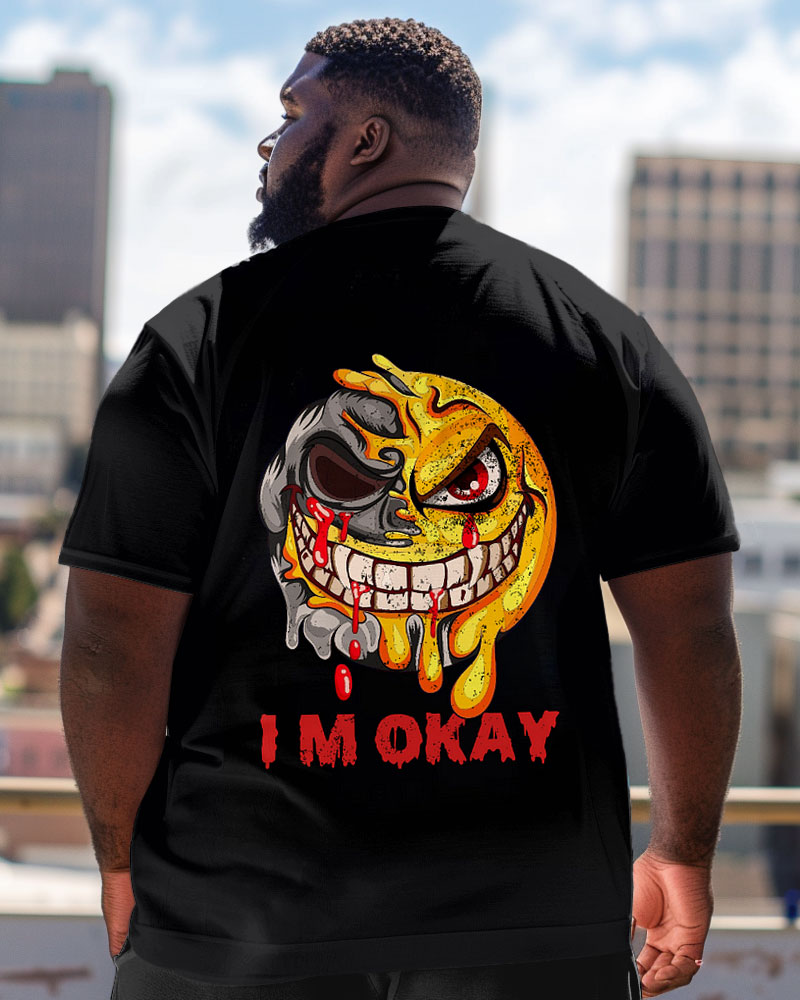 Big & Tall Skull T-Shirt for big men view 1