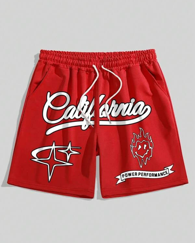 Big & Tall Streetwear Athletic Shorts for big men