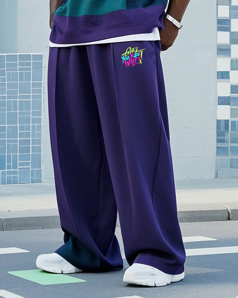 Big & Tall Graphic Vest Pants Set for big men view 3