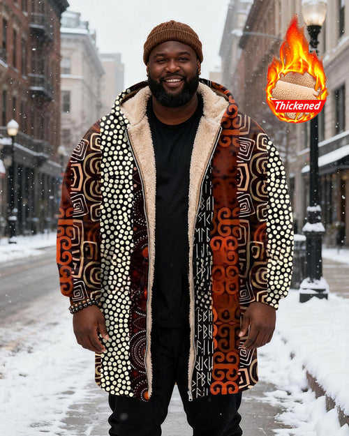 Big & Tall Geometric Hoodie for big men view 1
