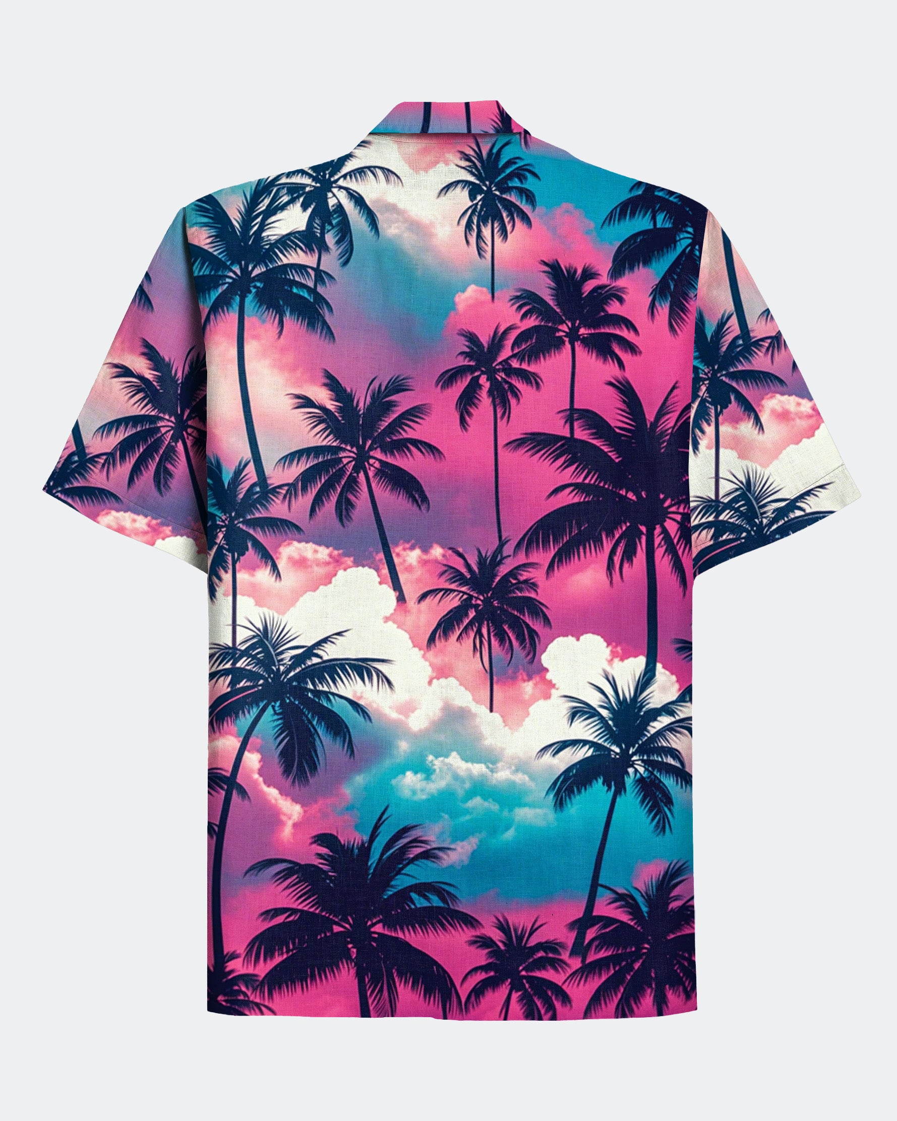 Big & Tall Hawaiian Graphic Short Sleeve Shirt for big men view 3
