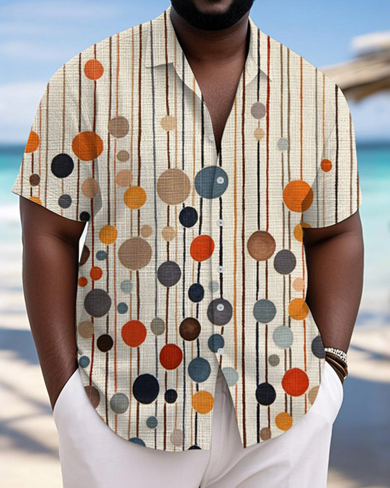 Big & Tall Hawaiian Graphic Polo Shirt for big men view 1
