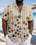 Big & Tall Hawaiian Graphic Polo Shirt for big men view 1