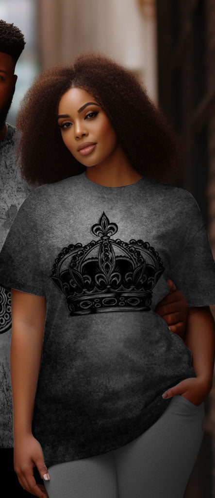 Big & Tall Washed Graphic Streetwear T-Shirt for big men view 3