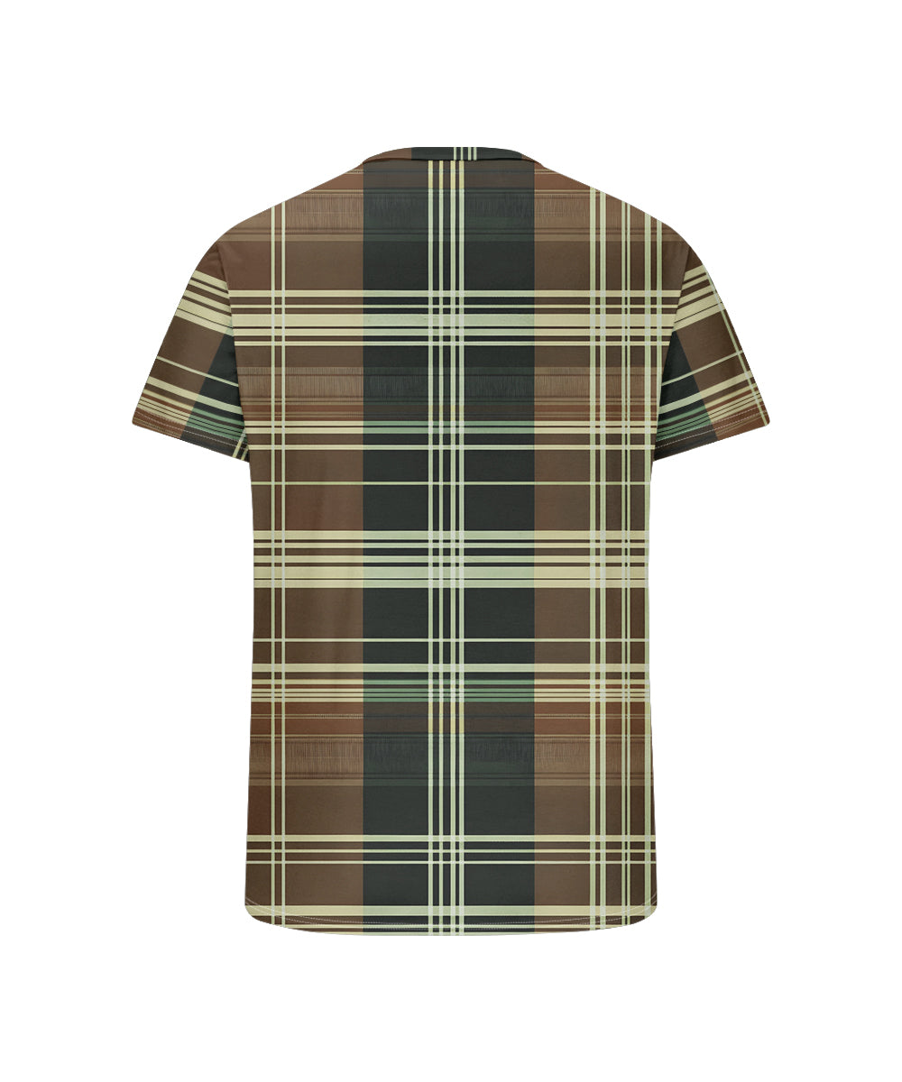Big & Tall Green Plaid Graphic T-Shirt for big men view 5