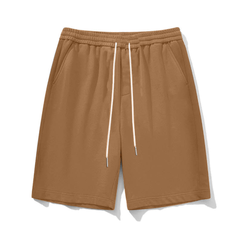 Big & Tall Solid Color Athletic Shorts for big men view 9