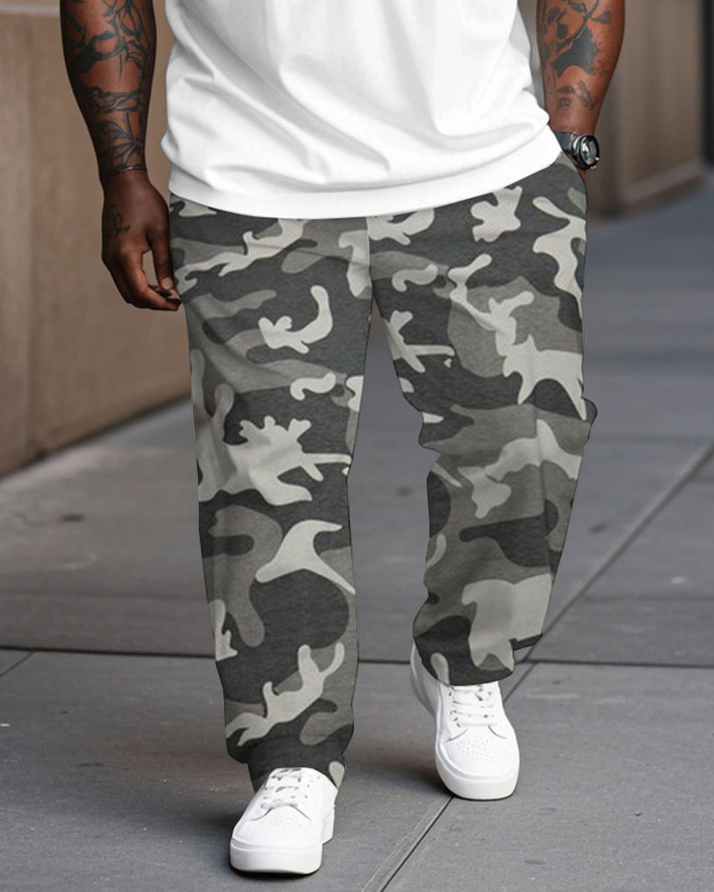 Big & Tall Camouflage Jeans for big men view 3