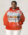Big & Tall Graphic Hoodie Sweatpants Set for big men