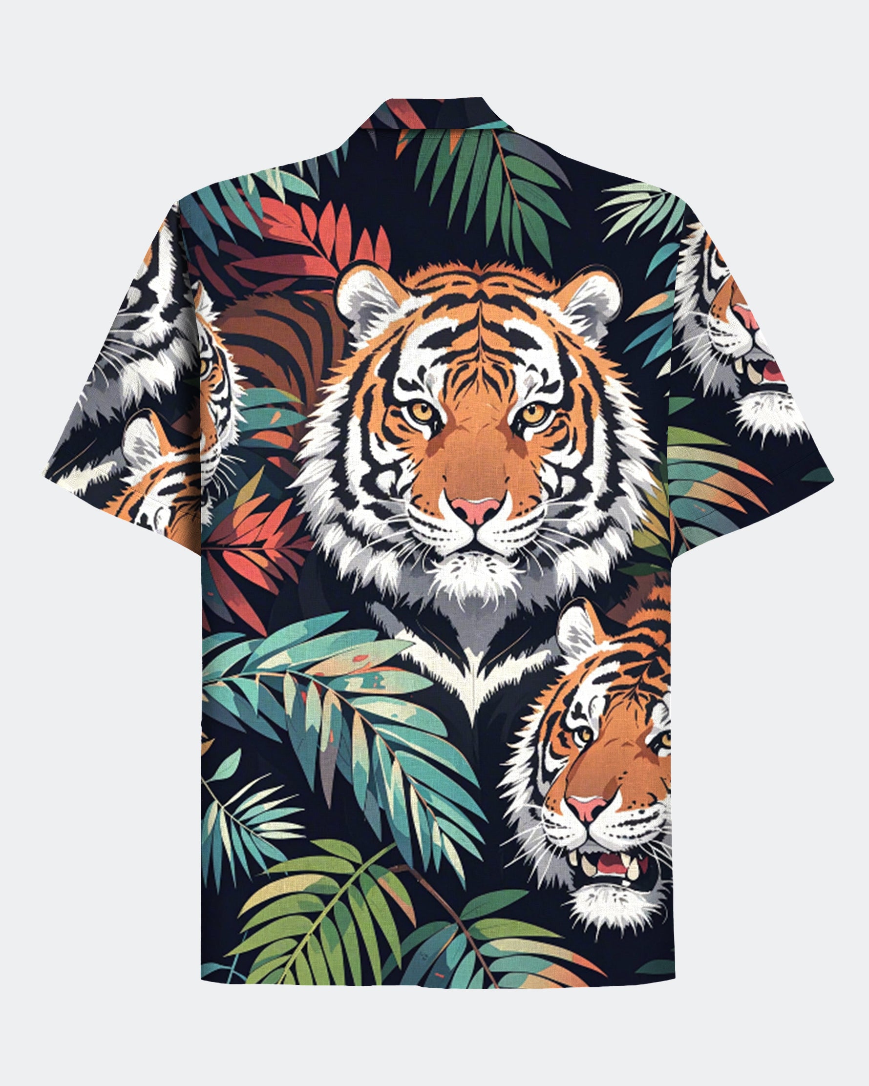 Big & Tall Hawaiian Tropical Short Sleeve Shirt for big men view 3