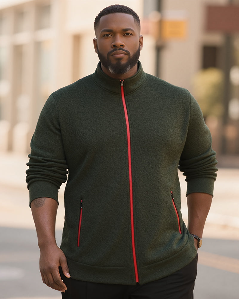 Big & Tall Solid Color Athletic Men's Clothing for big men view 4