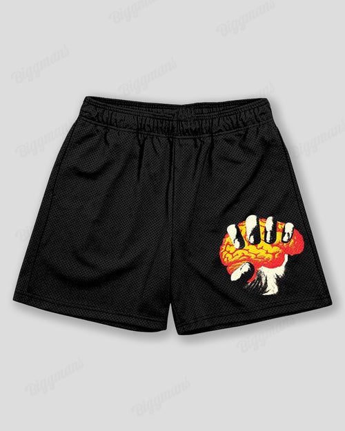 Big & Tall Graphic Graffiti Athletic Shorts for big men