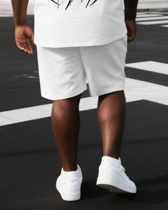 Big & Tall Graphic Skull Two-piece Set for big men view 3