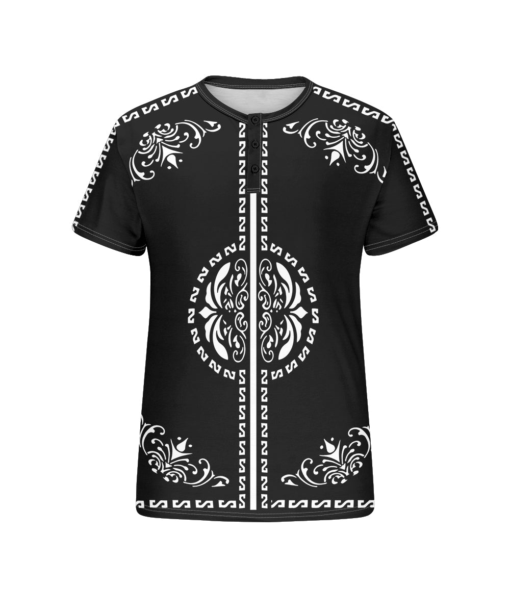 Big & Tall Black Vintage T-Shirt for big men view 5