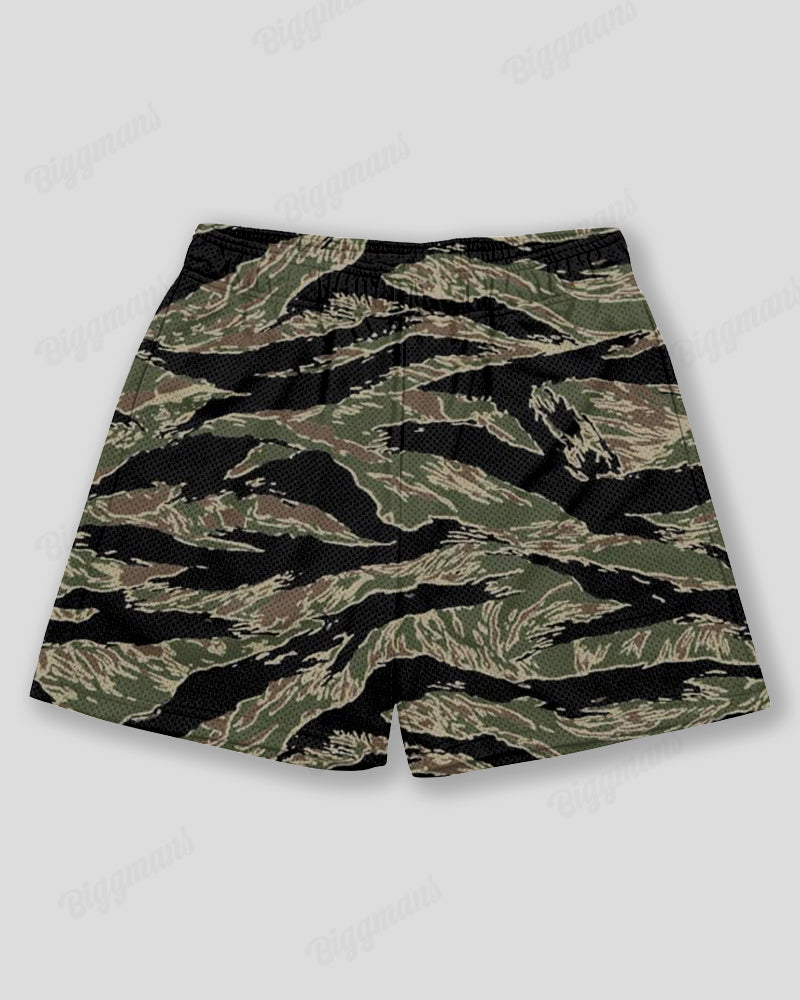 Big & Tall Purple Graphic Graffiti Athletic Shorts for big men view 3