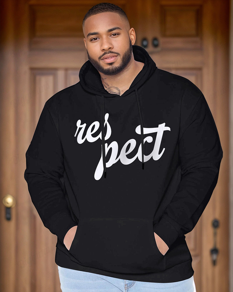 Big & Tall Graphic Hoodie for big men view 10
