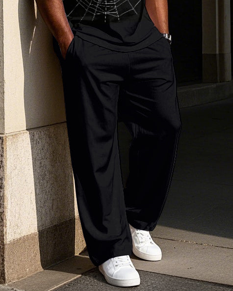 Big & Tall Streetwear Vest Pants Set for big men view 3