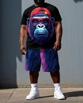 Big & Tall Streetwear Two-piece Set for big men view 1