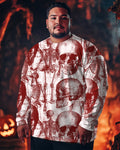 Big & Tall Graphic Skull T-Shirt for big men view 1