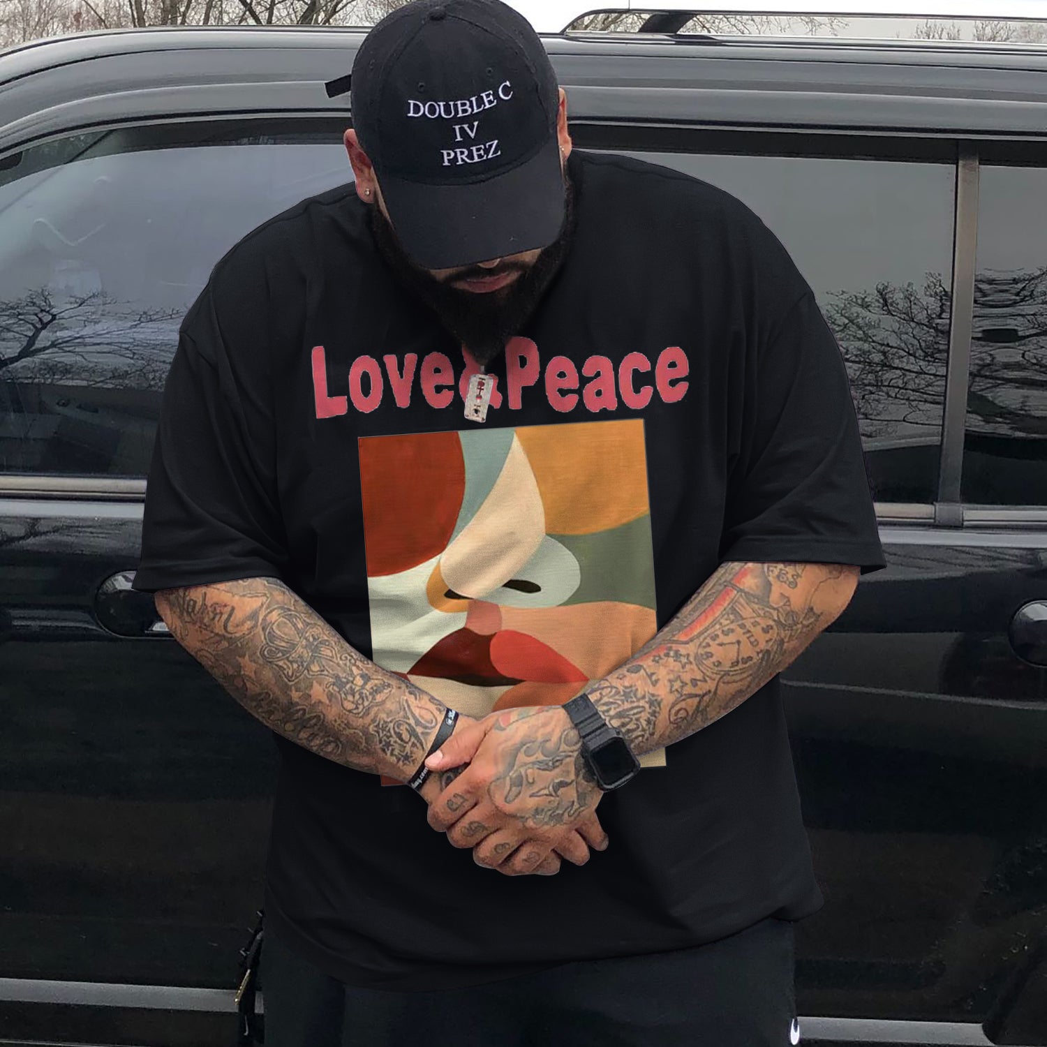 Big & Tall Streetwear T-Shirt for big men view 1