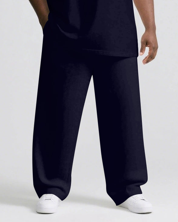 Big & Tall Streetwear T-Shirt Pants Set for big men view 5