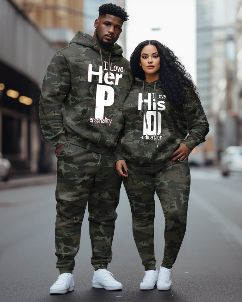 Big & Tall Camouflage Hoodie for big men view 1