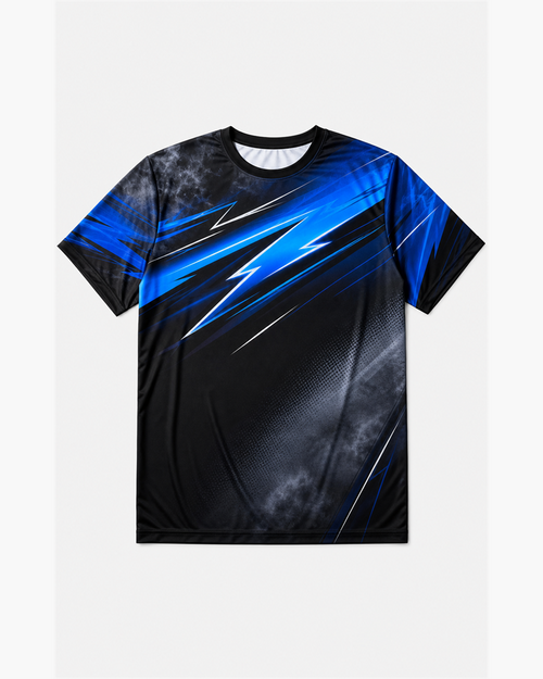 Big & Tall Striped Graphic T-Shirt Shorts Set for big men view 2