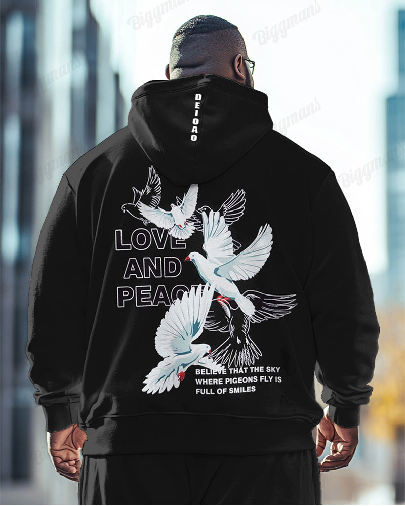 Big & Tall Streetwear Hoodie for big men view 1