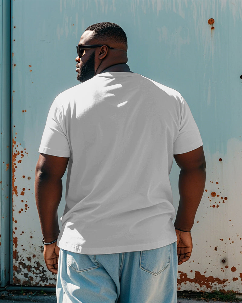 Big & Tall Black Juneteenth Graphic T-Shirt for big men view 4