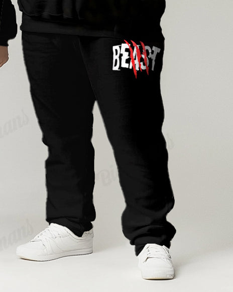 Big & Tall Graphic Hoodie for big men view 5