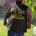 Big & Tall Black Graphic Men's Clothing for big men view 2