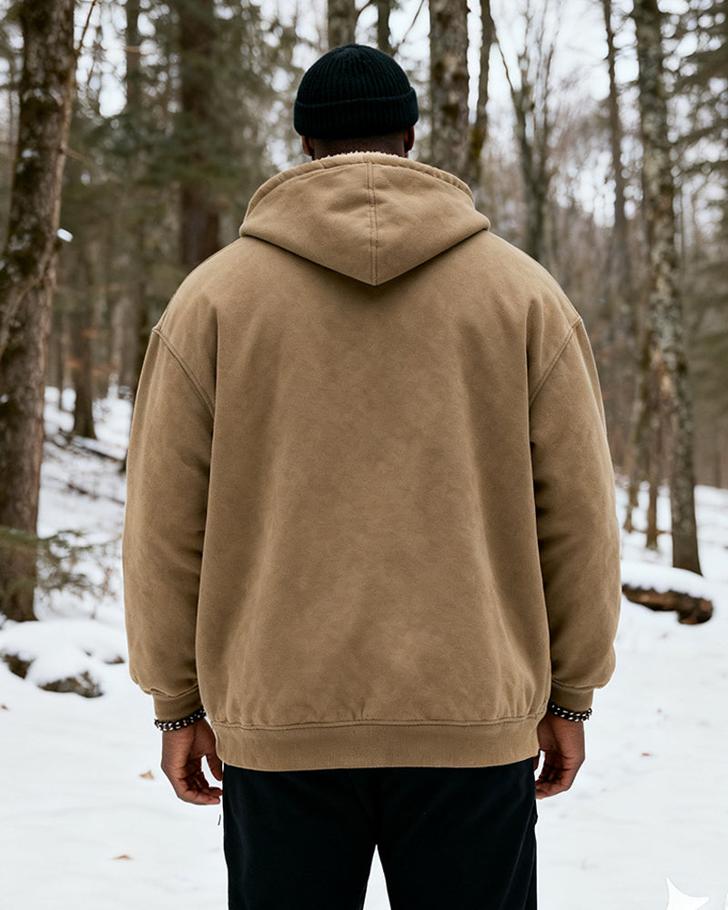 Big & Tall Solid Color Hoodie for big men view 11