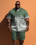 Big & Tall Gradient Graphic Jeans for big men view 1