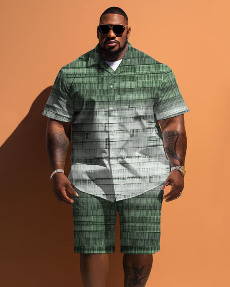 Big & Tall Gradient Graphic Jeans for big men view 1