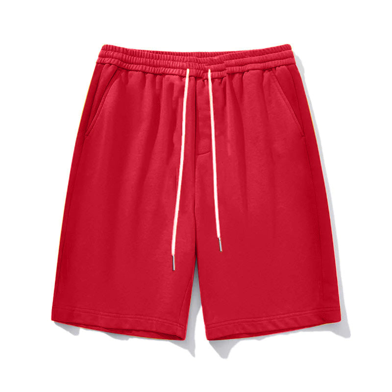 Big & Tall Solid Color Athletic Shorts for big men view 7