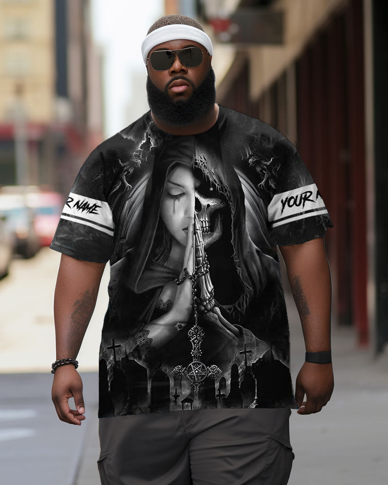 Big & Tall Skull T-Shirt for big men