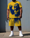 Big & Tall Streetwear Two-piece Set for big men view 1