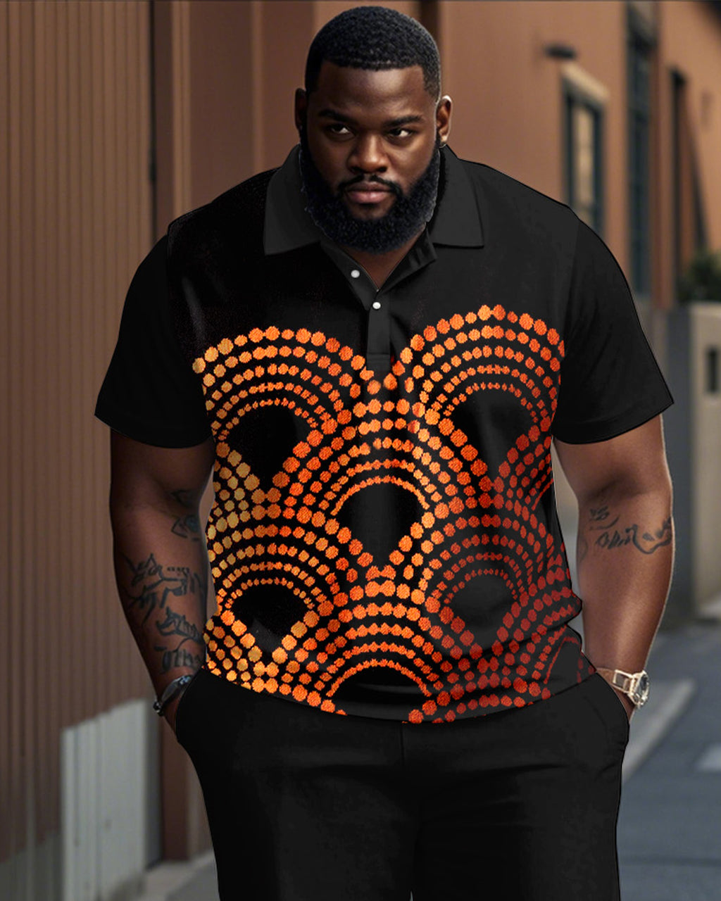 Big & Tall Black Business Casual Jeans for big men view 3