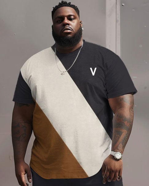 Big & Tall Streetwear Two-piece Set for big men view 3