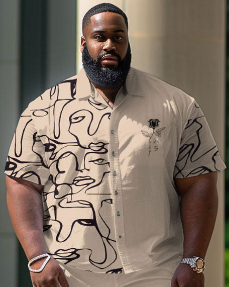 Big & Tall Graphic Jeans for big men view 2